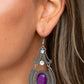 Panama Palace - Purple - Paparazzi Earring Image