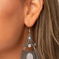 Panama Palace - Silver - Paparazzi Earring Image