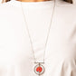 Boulevard Bazaar - Red - Paparazzi Necklace Image