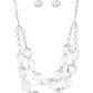 Icy Illumination - White - Paparazzi Necklace Image