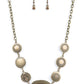 Uniquely Unconventional - Brass - Paparazzi Necklace Image