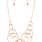 Encircled in Elegance - Copper - Paparazzi Necklace Image