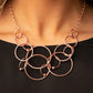 Encircled in Elegance - Copper - Paparazzi Necklace Image