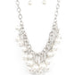 Paparazzi Necklace ~ Powerhouse Pose - White