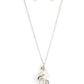 Drip Drop Dazzle - White - Paparazzi Necklace Image