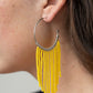 Saguaro Breeze - Yellow - Paparazzi Earring Image