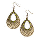 Terraform Twinkle - Green - Paparazzi Earring Image