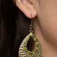 Terraform Twinkle - Green - Paparazzi Earring Image