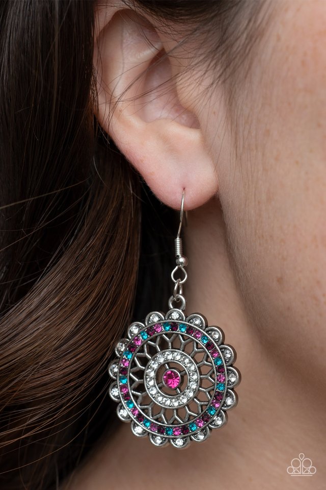 Twinkly Translation - Multi - Paparazzi Earring Image