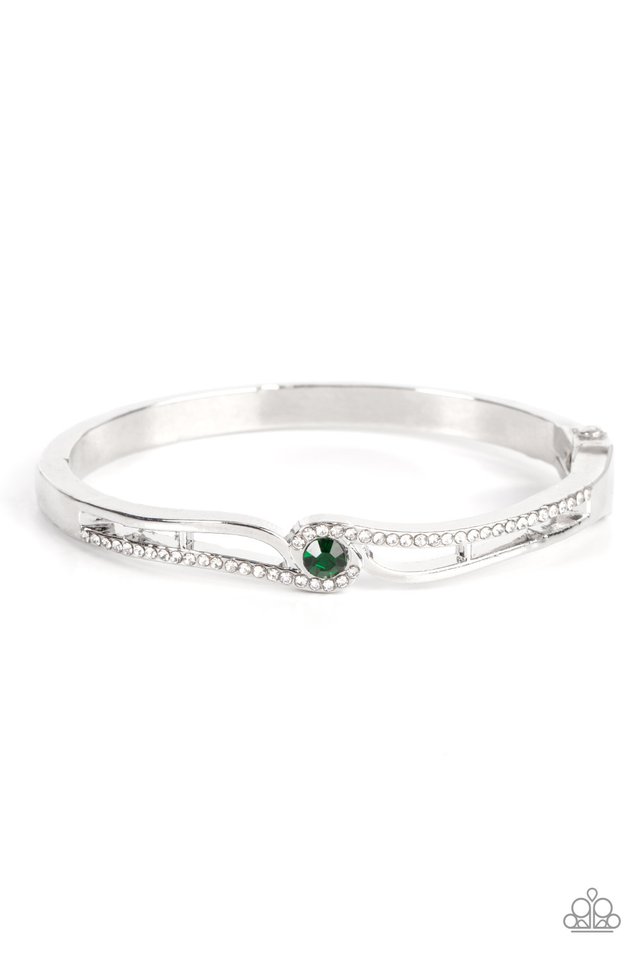 Top-Shelf Shimmer - Green - Paparazzi Bracelet Image