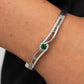 Top-Shelf Shimmer - Green - Paparazzi Bracelet Image