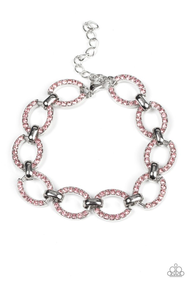 Date Night Debonair - Pink - Paparazzi Bracelet Image