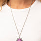 Daisy Dotted Deserts - Purple - Paparazzi Necklace Image