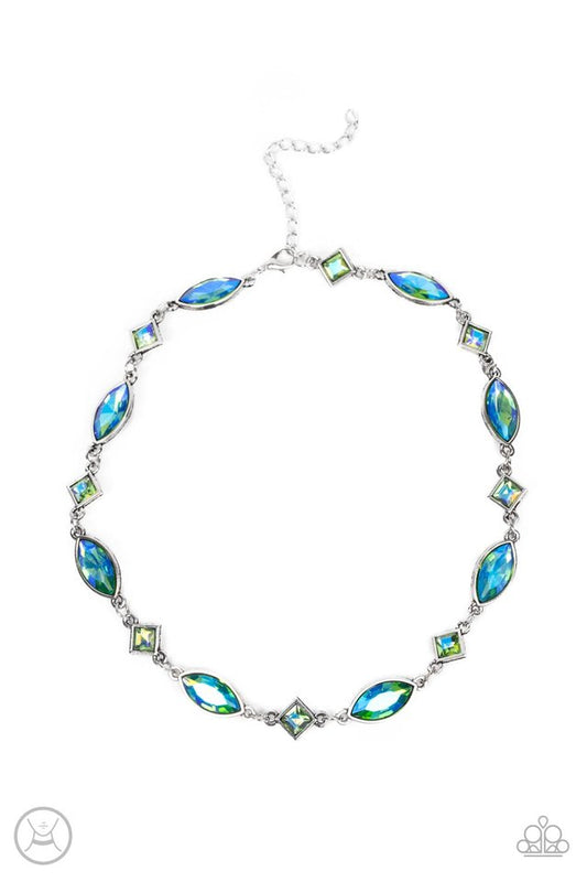 Prismatic Reinforcements - Green - Paparazzi Necklace Image