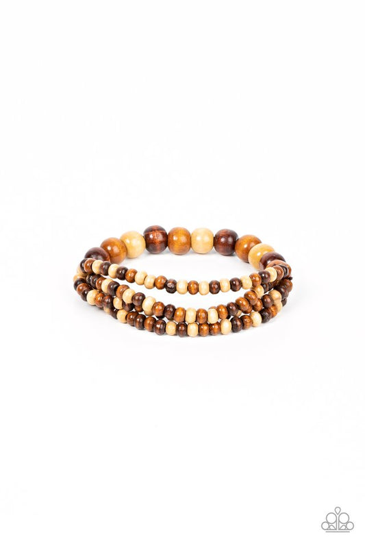 ​Oceania Oasis - Brown - Paparazzi Bracelet Image