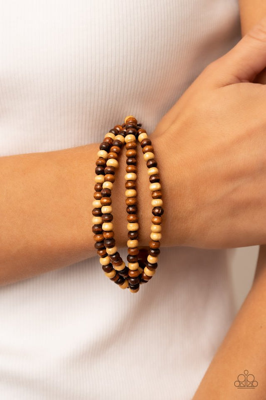 ​Oceania Oasis - Brown - Paparazzi Bracelet Image