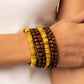 Fiji Fiesta - Yellow - Paparazzi Bracelet Image
