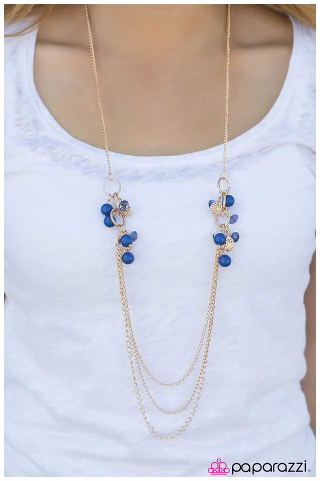 Paparazzi Necklace ~ Lifting My Spirits - Blue