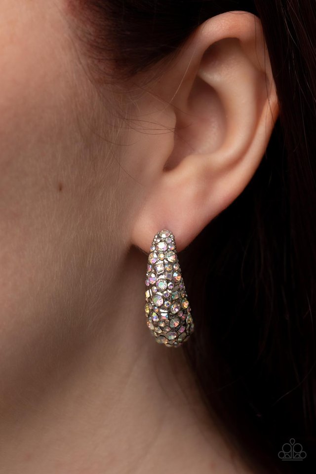 ​Glamorously Glimmering - Multi - Paparazzi Earring Image