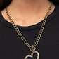 Reimagined Romance - Brass - Paparazzi Necklace Image