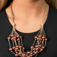 Yacht Catch - Brown - Paparazzi Necklace Image