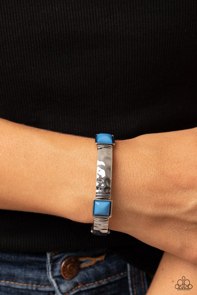 ​Totally Terraform - Blue - Paparazzi Bracelet Image