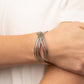 ​Industrialized Shimmer - Silver - Paparazzi Bracelet Image