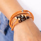 Have a WANDER-ful Day - Orange - Paparazzi Bracelet Image