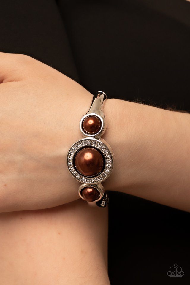 Debutante Daydream - Brown - Paparazzi Bracelet Image