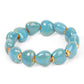 GLAZE a Trail - Blue - Paparazzi Bracelet Image
