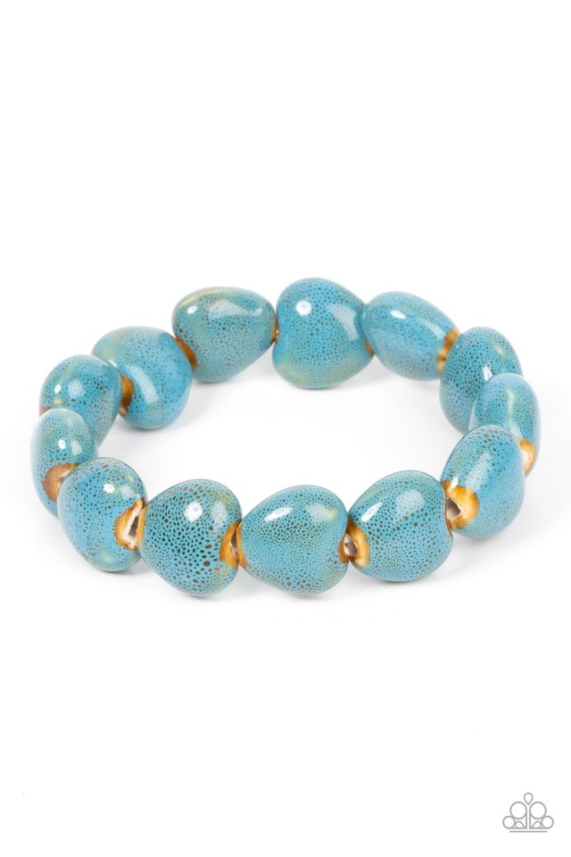 GLAZE a Trail - Blue - Paparazzi Bracelet Image