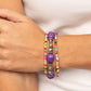 Confidently Crafty - Purple - Paparazzi Bracelet Image