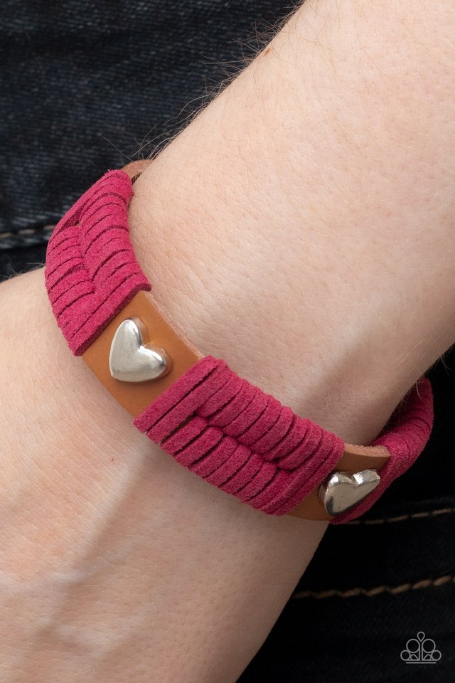 Lusting for Wanderlust - Pink - Paparazzi Bracelet Image