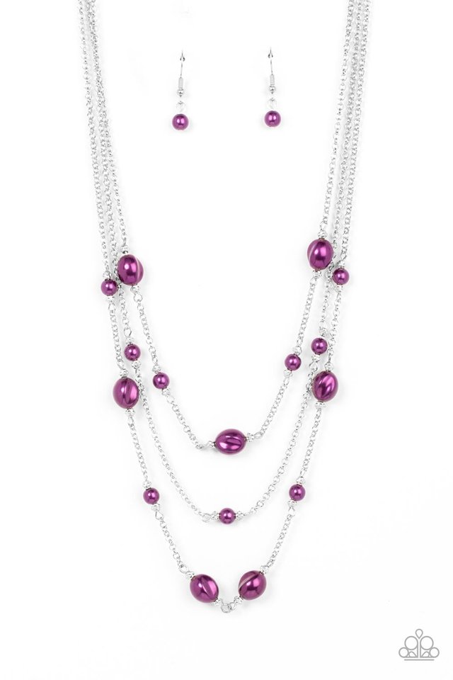 Pearlicious Pop - Purple - Paparazzi Necklace Image