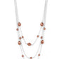 Pearlicious Pop - Brown - Paparazzi Necklace Image