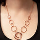 Linked Up Luminosity - Copper - Paparazzi Necklace Image