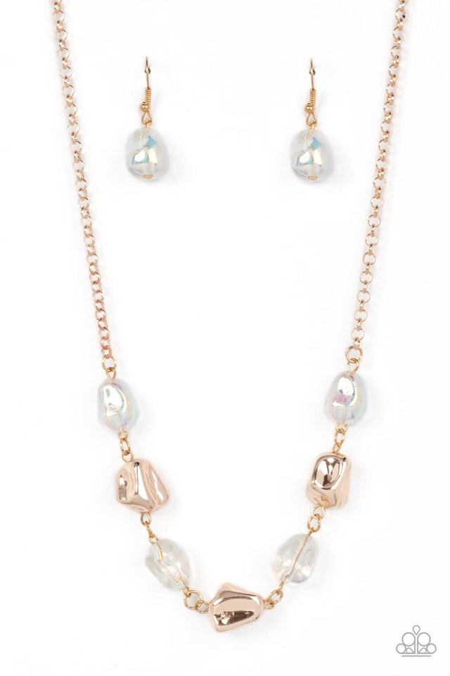 Rose gold deals paparazzi necklace