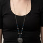 ​Doting Devotion - Blue - Paparazzi Necklace Image