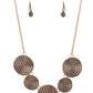 Self DISC-overy - Copper - Paparazzi Necklace Image