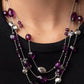Prismatic Pose - Purple - Paparazzi Necklace Image