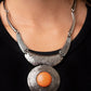 EMPRESS-ive Resume - Orange - Paparazzi Necklace Image