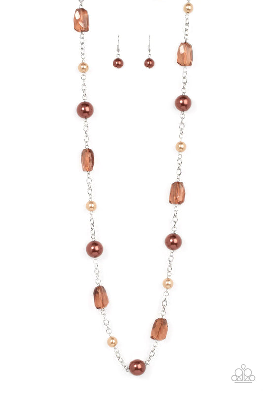 Paparazzi Necklace ~ A-List Appeal - Brown