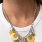 Oceanic Opera - Yellow - Paparazzi Necklace Image