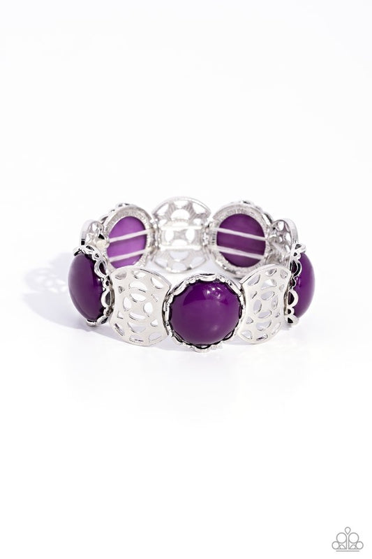 Ethereal Excursion - Purple - Paparazzi Bracelet Image