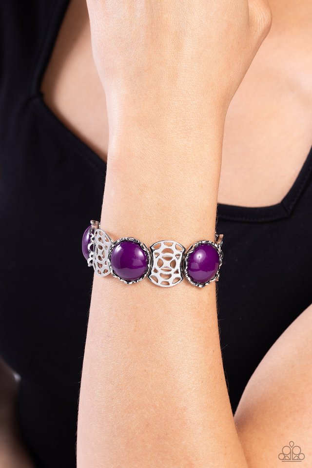 Ethereal Excursion - Purple - Paparazzi Bracelet Image