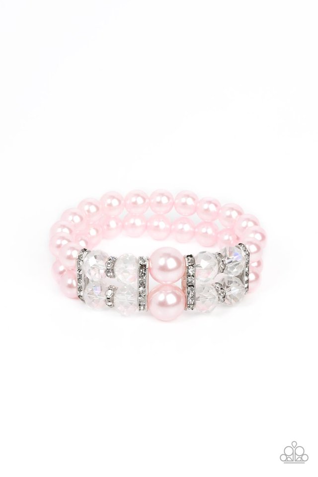 Timelessly Tea Party - Pink - Paparazzi Bracelet Image