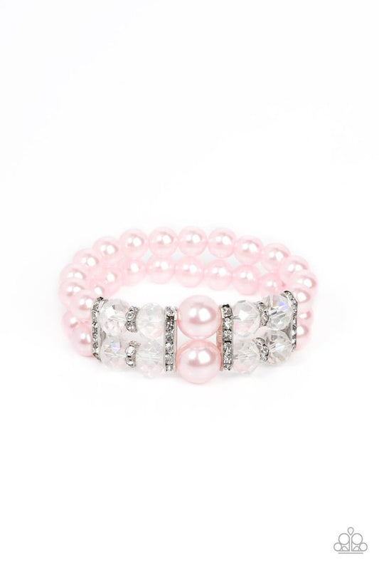 Timelessly Tea Party - Pink - Paparazzi Bracelet Image