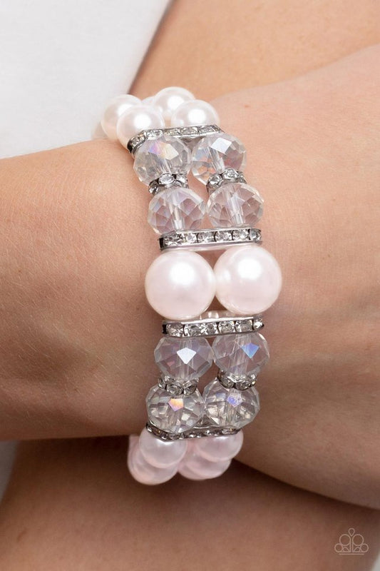 Timelessly Tea Party - Pink - Paparazzi Bracelet Image