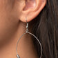 Ambient Afterglow - Silver - Paparazzi Earring Image