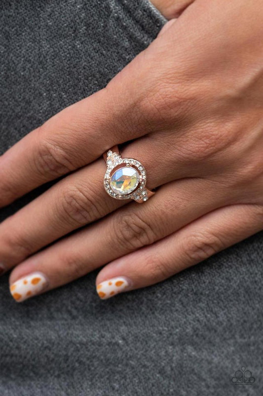 ​Dazzling I Dos - Rose Gold - Paparazzi Ring Image